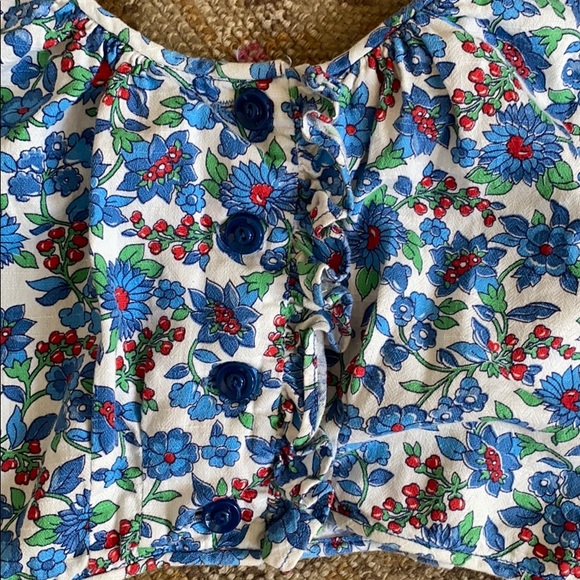 Vintage '50s floral top - Picture 5 of 6